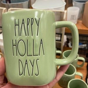 COPY - Rae Dunn Happy Holla Days mug